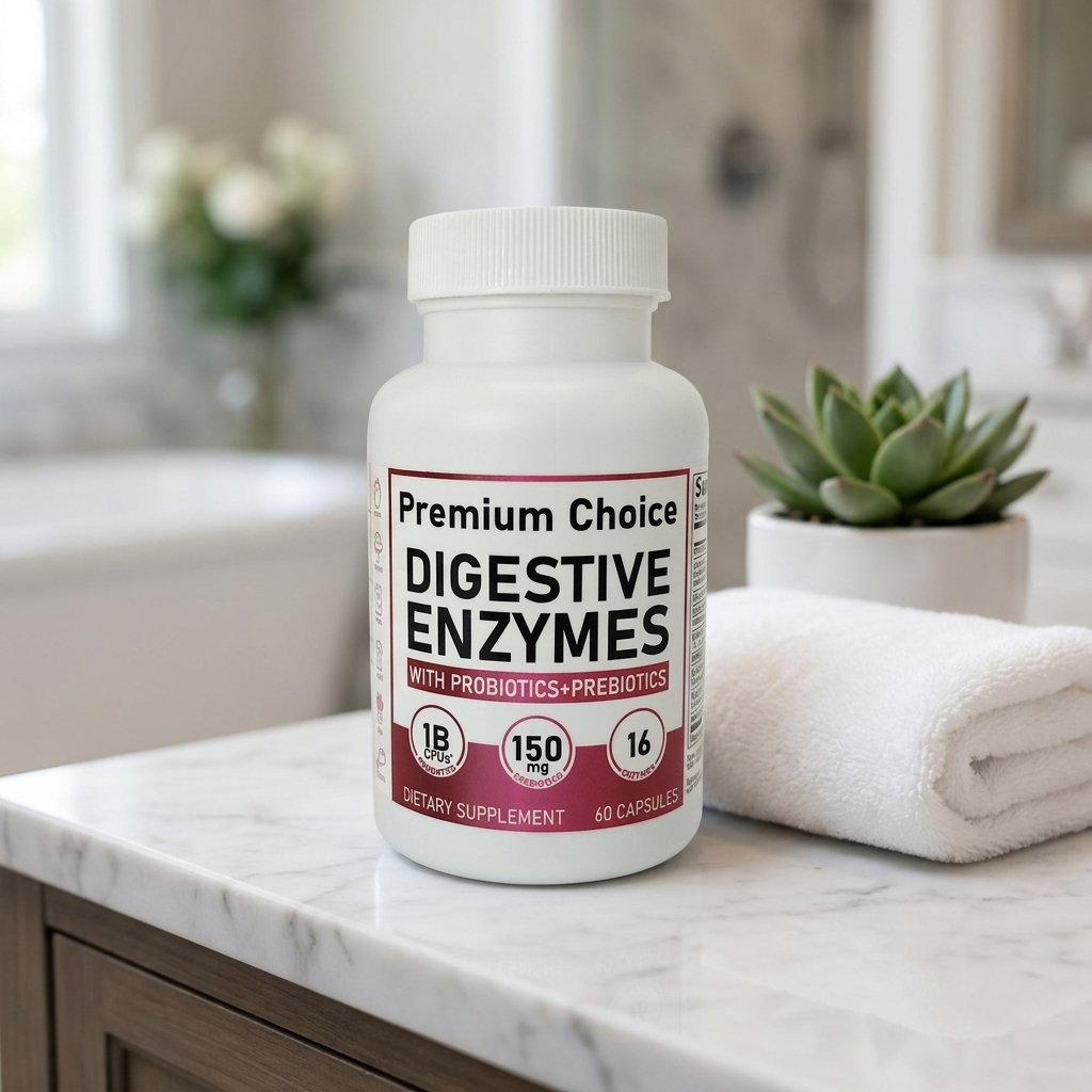 Digestive Enzyme Probiotic Capsules lifestyle cover